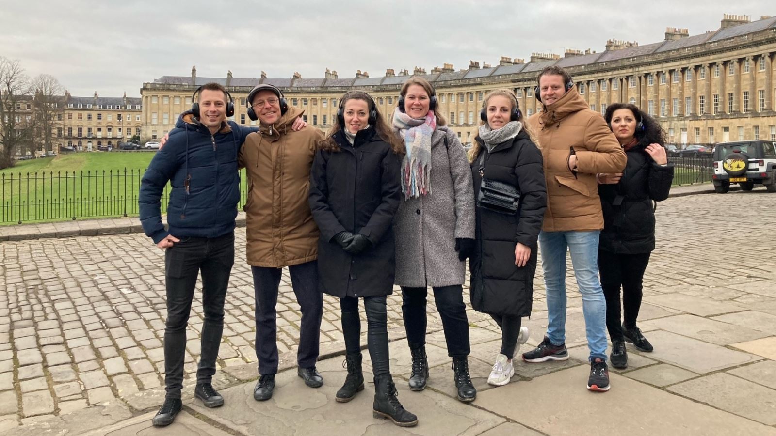 Travel trade buyers on a fam trip in Bath